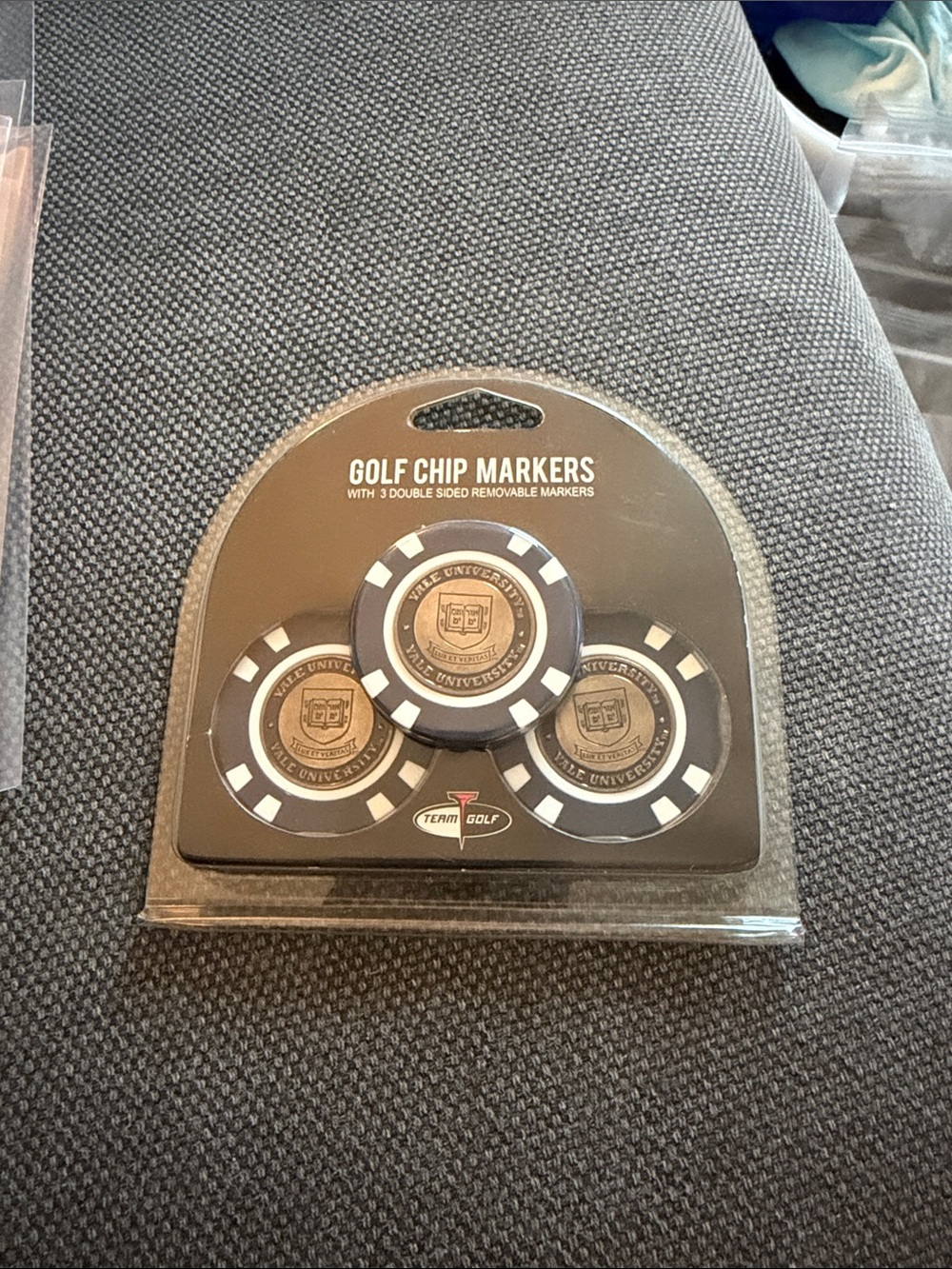Yale Golf Chip Markers - Set of 3